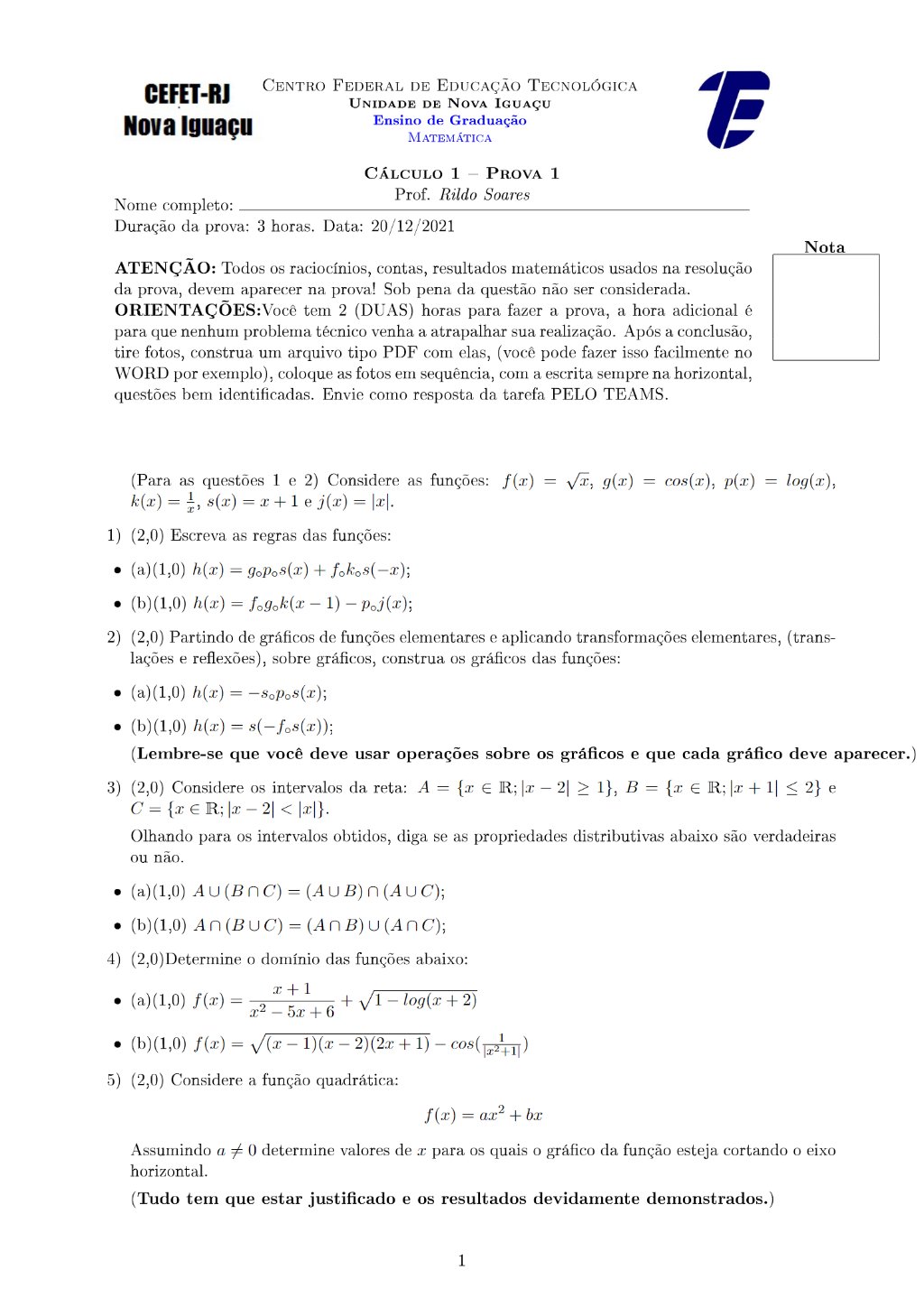 Preview image for cálculo 1
