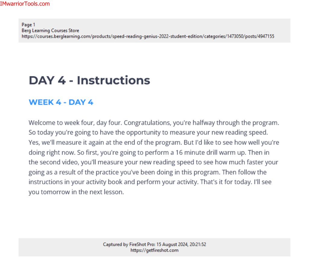 Preview image for howard berg - learning genius student bundle