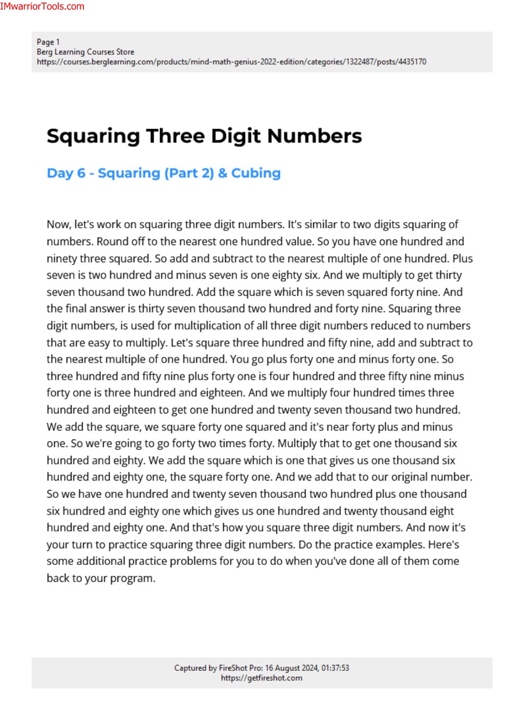Preview image for howard berg - learning genius student bundle