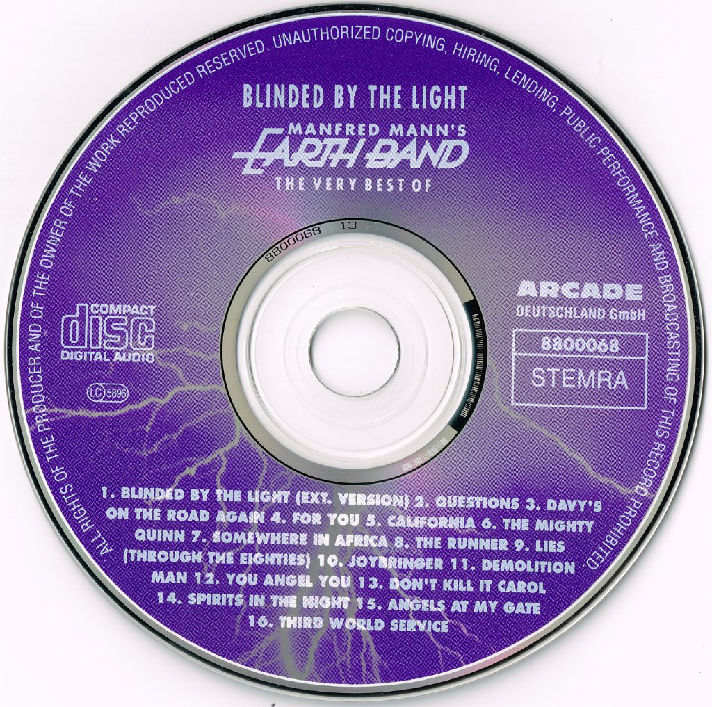 Preview image for manfred mann's earth band -1992- blinded by the light - the very best of {8800068} [flac]