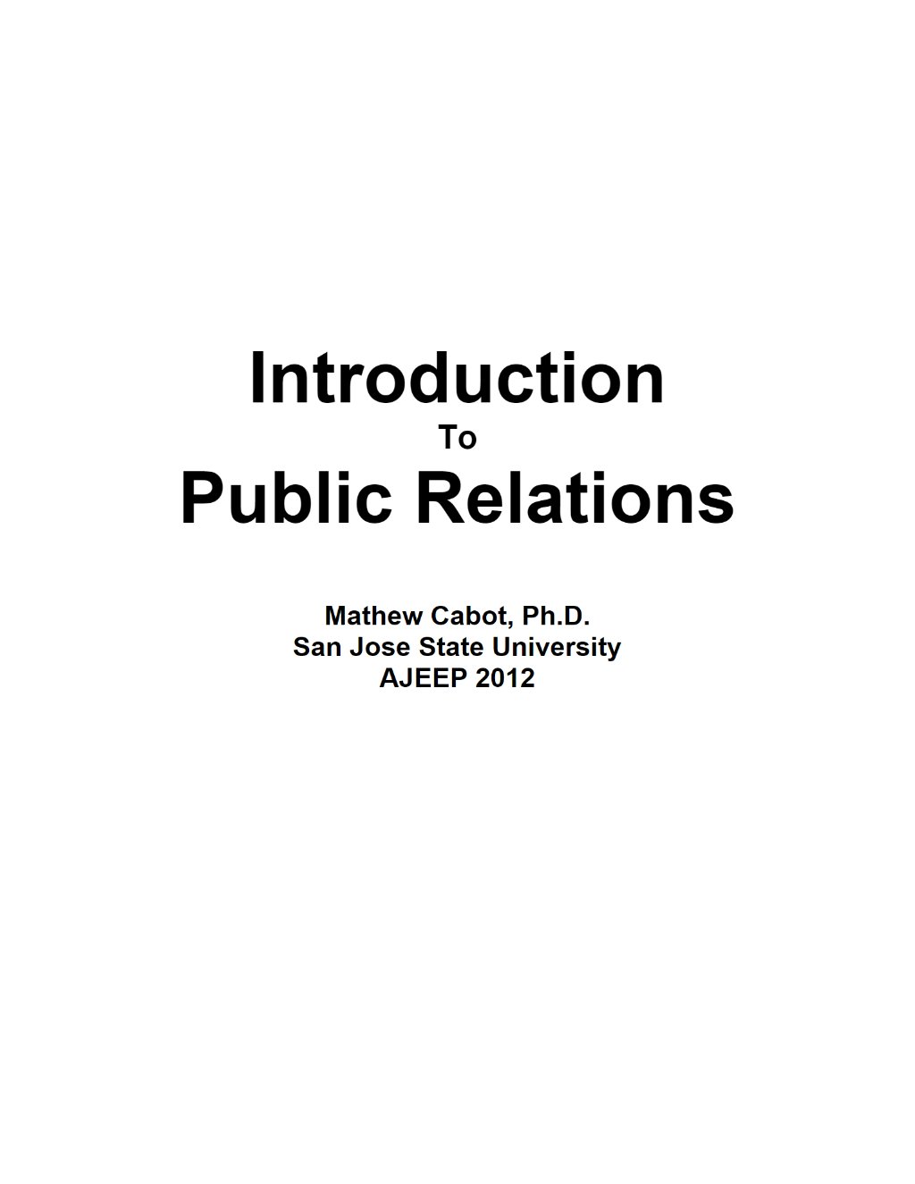 Preview image for public relations