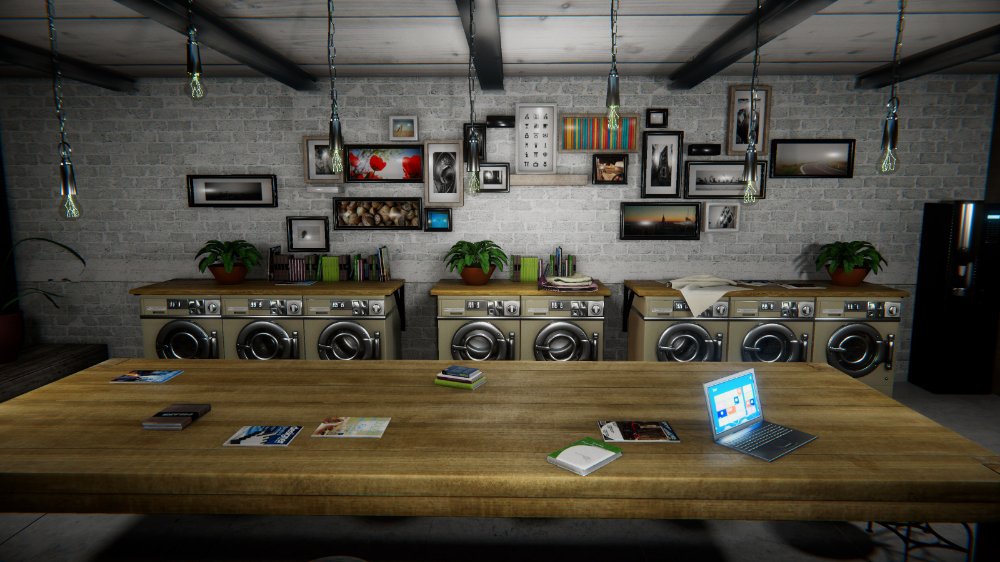 Preview image for laundromat cafe (daz3d)