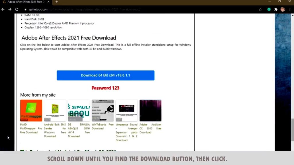 Preview image for after effects + plugins