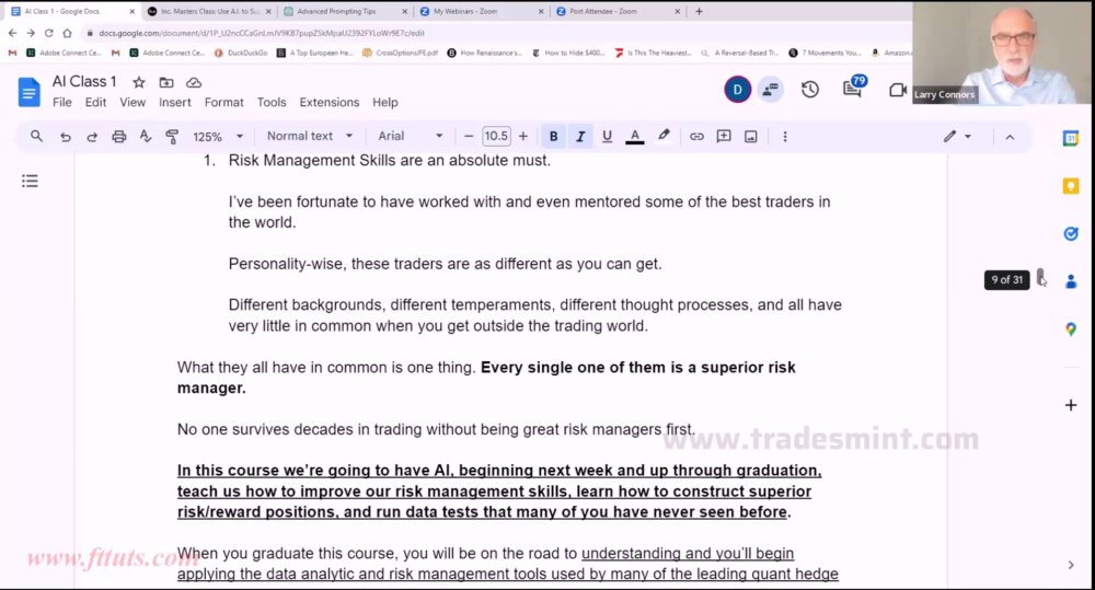 Preview image for tradingmarkets – ai for traders course
