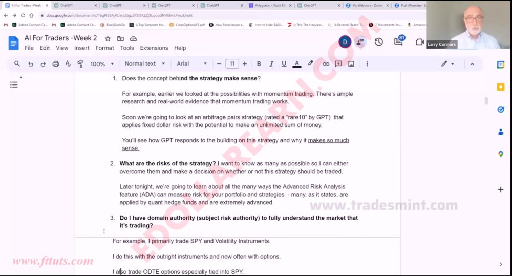 Preview image for tradingmarkets – ai for traders course