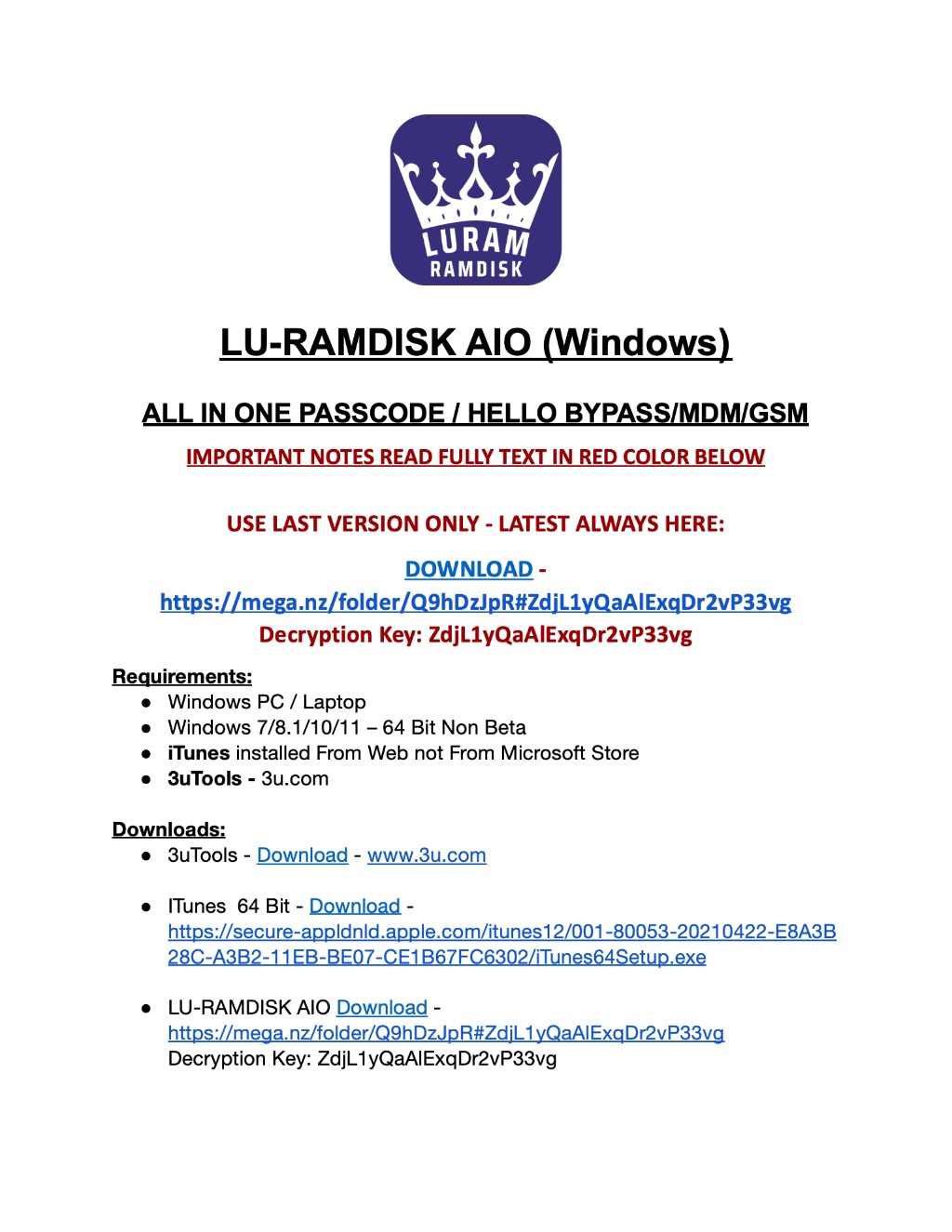 Preview image for software downloads