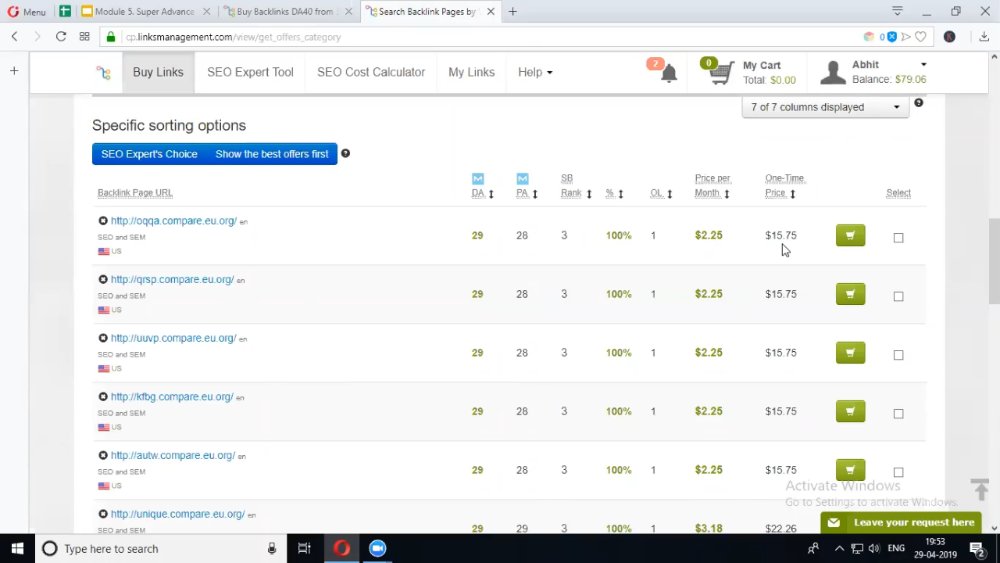 Preview image for seo king course