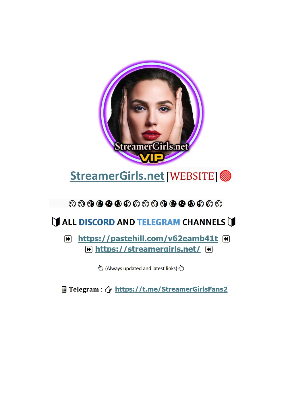 Preview image for 𝗦𝐓𝐑𝐄𝐀𝐌𝐄𝐑𝗚𝗜𝗥𝗟𝗦.net (𝐓𝐄𝐋𝐄𝐆𝐑𝐀𝐌) - streamergirls.net (website) (h7OH)