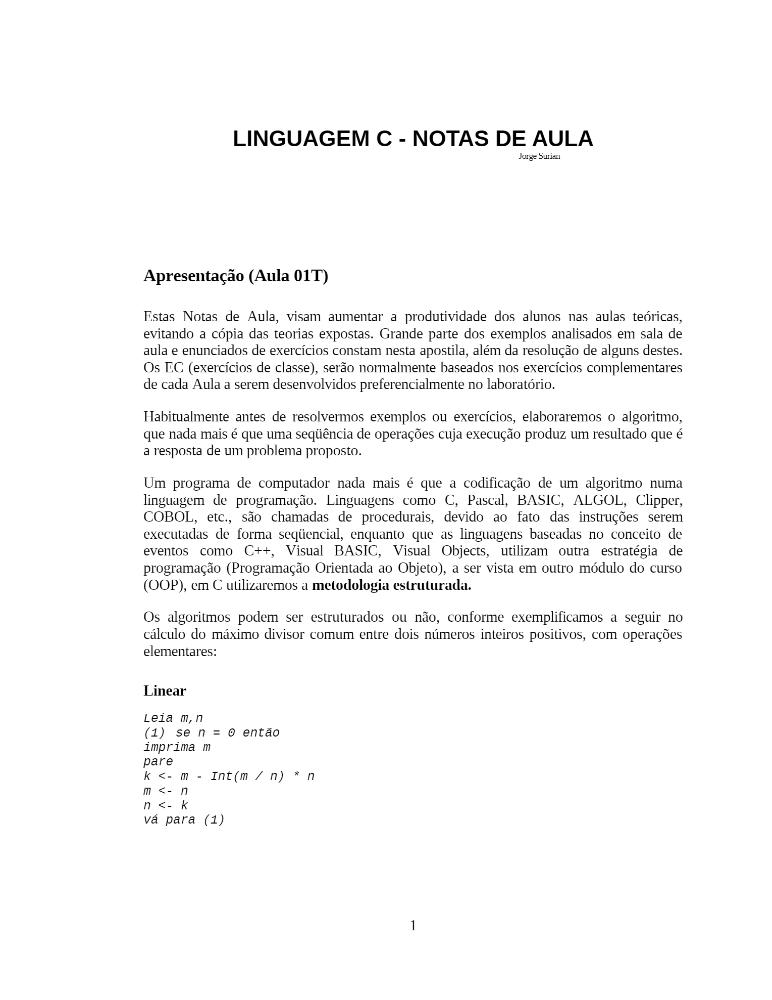 Preview image for programação