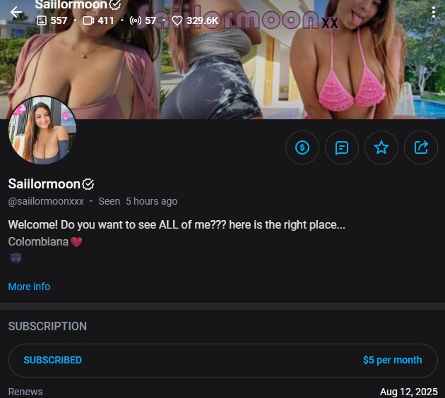 Preview image for saiilormoonxxx of4lm.com