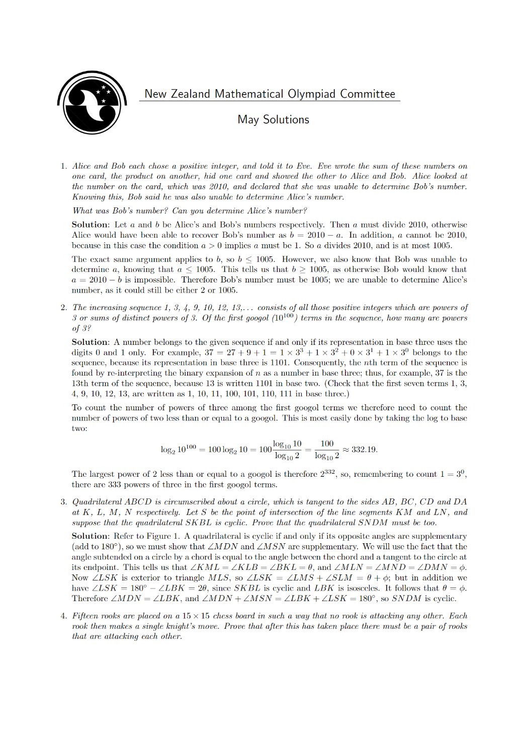 Preview image for olympiad articles