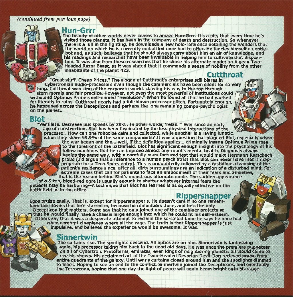 Preview image for transformers out-of-print media archive