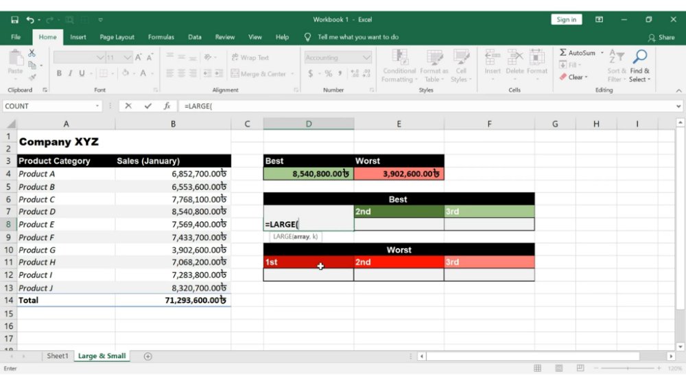 Preview image for 10 ms microsoft excel by abtahi iptesam