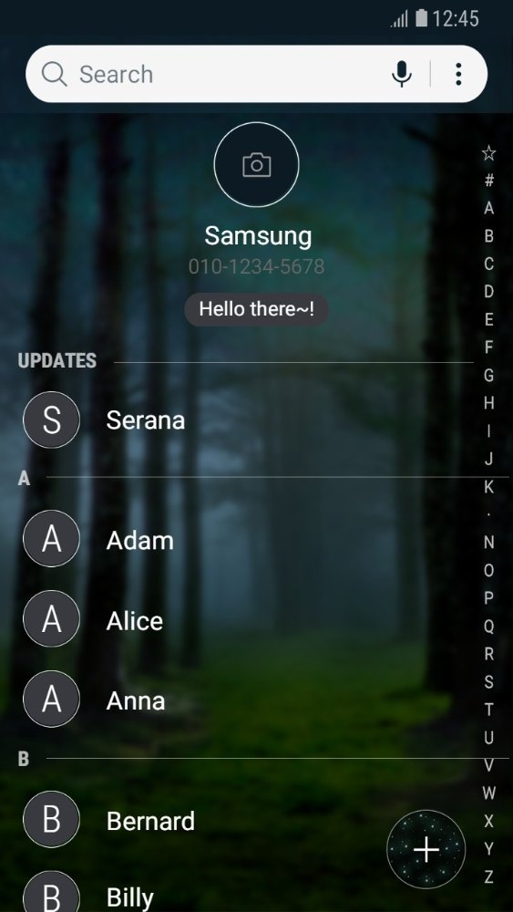 Preview image for samsung theme