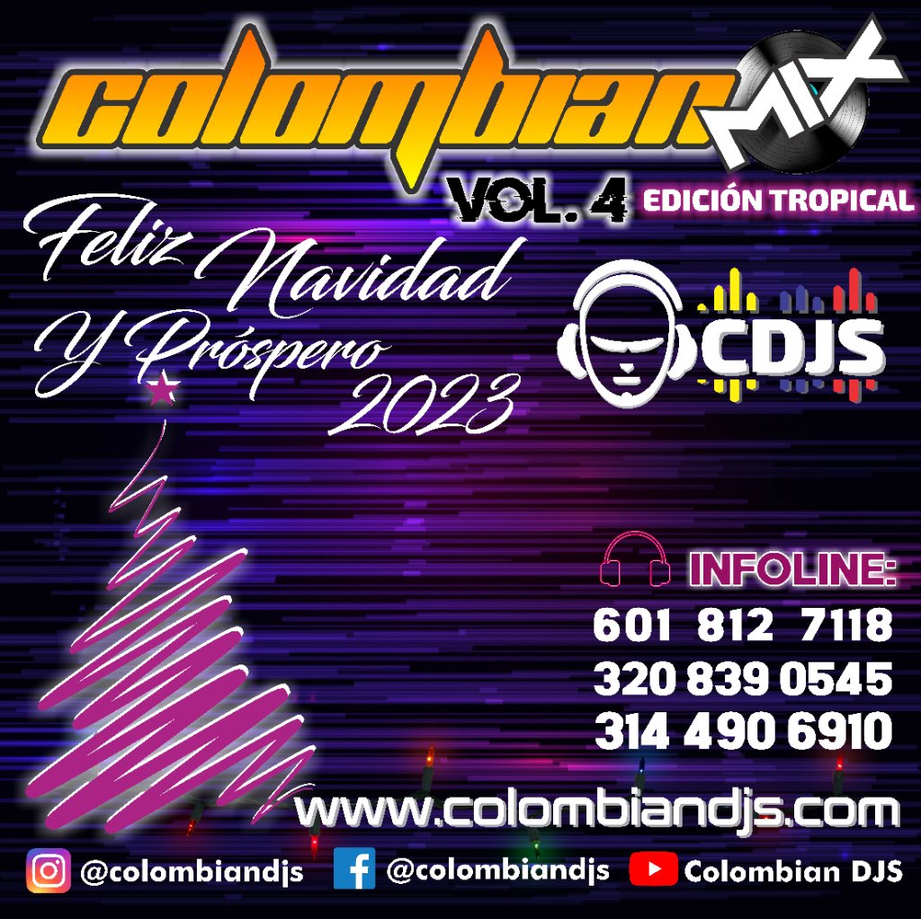 Preview image for colombianmix vol 4 audio edicion tropical (2022)