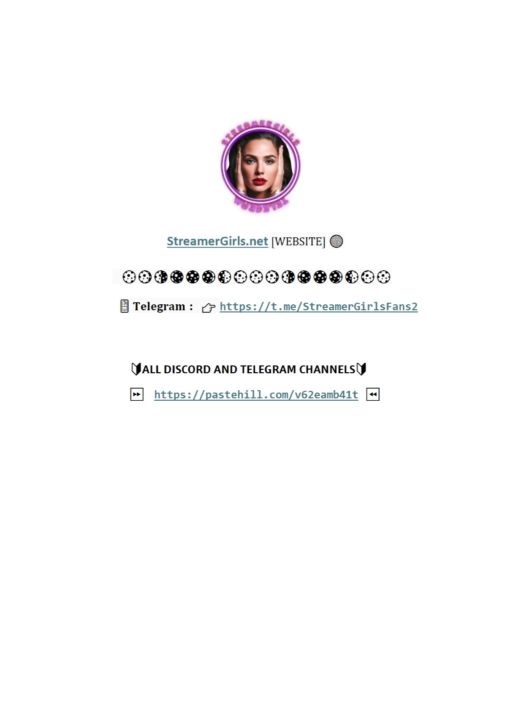 Preview image for @𝗦𝐓𝐑𝐄𝐀𝐌𝐄𝐑𝗚𝗜𝗥𝗟𝗦fans2 (telegram) 