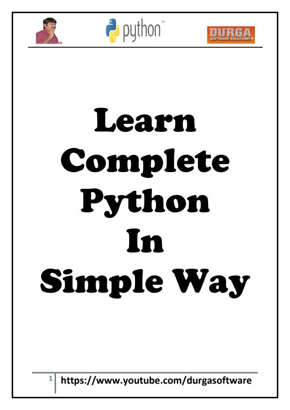 Preview image for udemy - learn complete python in simple way