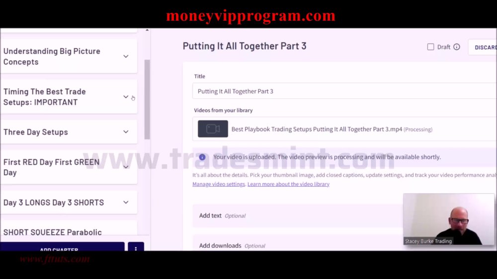 Preview image for stacey burke trading - best trading setups playbook ($147) (moneyvipprogram.com)