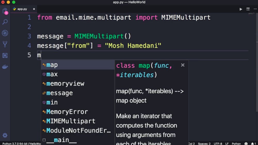 Preview image for the complete python programming course for beginners