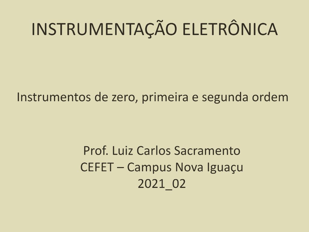 Preview image for instrumentação eletrônica