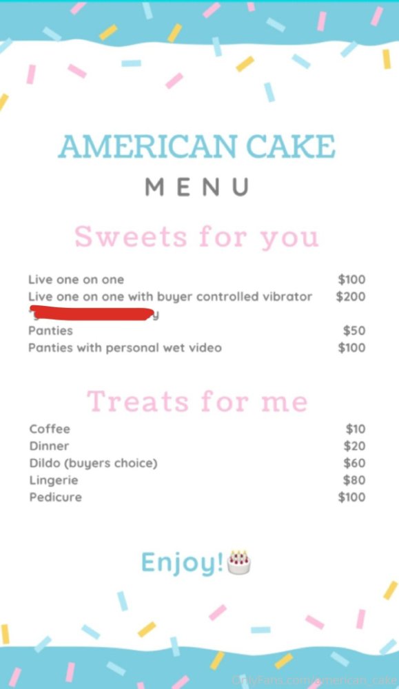 Preview image for   american cake by telegram gigafans.net