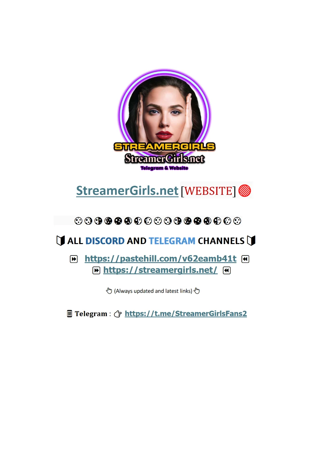 Preview image for 𝗦𝐓𝐑𝐄𝐀𝐌𝐄𝐑𝗚𝗜𝗥𝗟𝗦.net (𝐓𝐄𝐋𝐄𝐆𝐑𝐀𝐌) - streamergirls.net (website) (Zbpn)